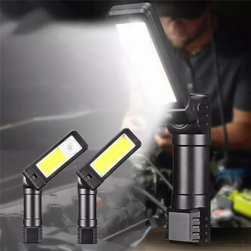 

Складной 6-режимный светодиодный рабочий фонарь с зарядкой на 360 градусов, крепление на голову/магнитное основание для ремонта автомобиля, осмотр BL-5301