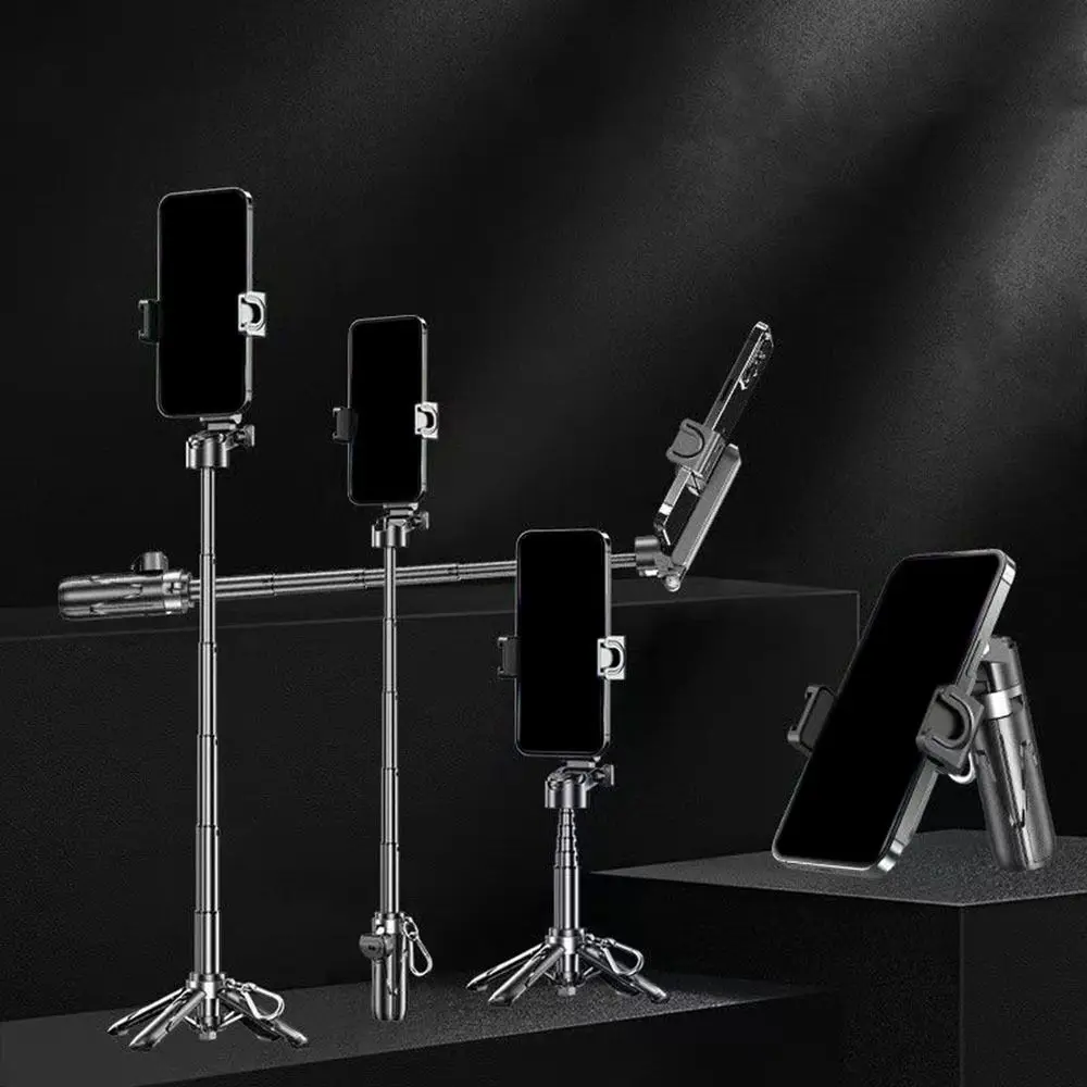 

3 in 1 Mini Telescopic Selfie Stick Extendable Lightweight Bluetooth Selfie Stick 360° Rotation with Wireless Bluetooth