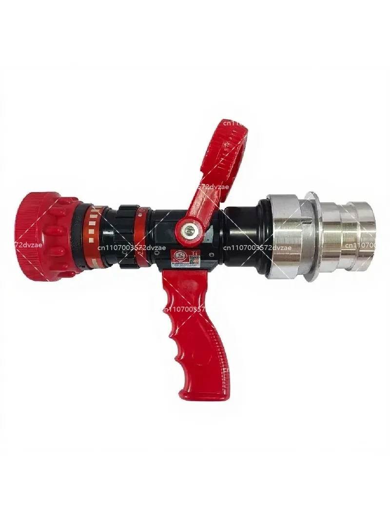 Fire Hose High Pressure Nozzle 40 Type DC Spray Multi-Functional Water Gun with Switch Recoilless