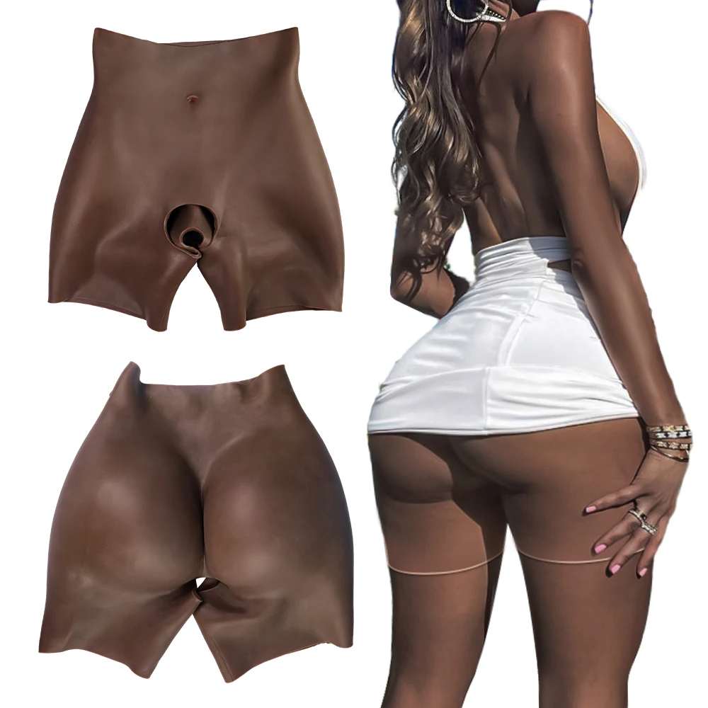 

Sexy Female Silicone Big Buttocks and Hips Enhancer Shapewear Artificial 2cm Butt Padded 1.2cm Hips Pads Pants for Women