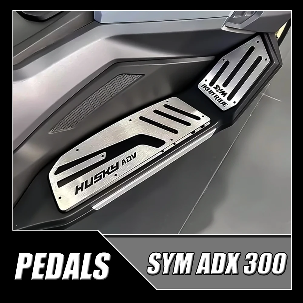 

For SYM ADX 300 300ADX ADX300 ADX 300 Motorcycle Foot Peg Rest Pedal Footrest Front Rear Foot Pedal Stainless Steel Foot Pads