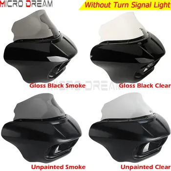 適用於哈雷 Softail M8 Fat Bob 114 FXFB FXFBS 2018-2025 摩托車蝙蝠翼整流罩鯊魚式大燈罩擋風玻璃整流罩 8 最佳銷售 蝙蝠翼哈雷戴維森 - №2