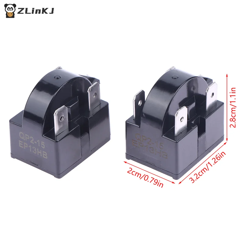 ▶ Relés de Arranque PTC para Refrigerador, 1 Pieza, 1/2/3/4 Pines, Protector de Sobrecarga del Compresor, Accesorios para Relés de Arranque PTC de Refrigerador
