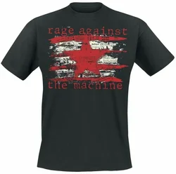 Black Wholesale O Neck TEE Shirt  Rage Against The Machine Newspaper Star T-Shirt  men clothing  streetwear  harajuku tops
