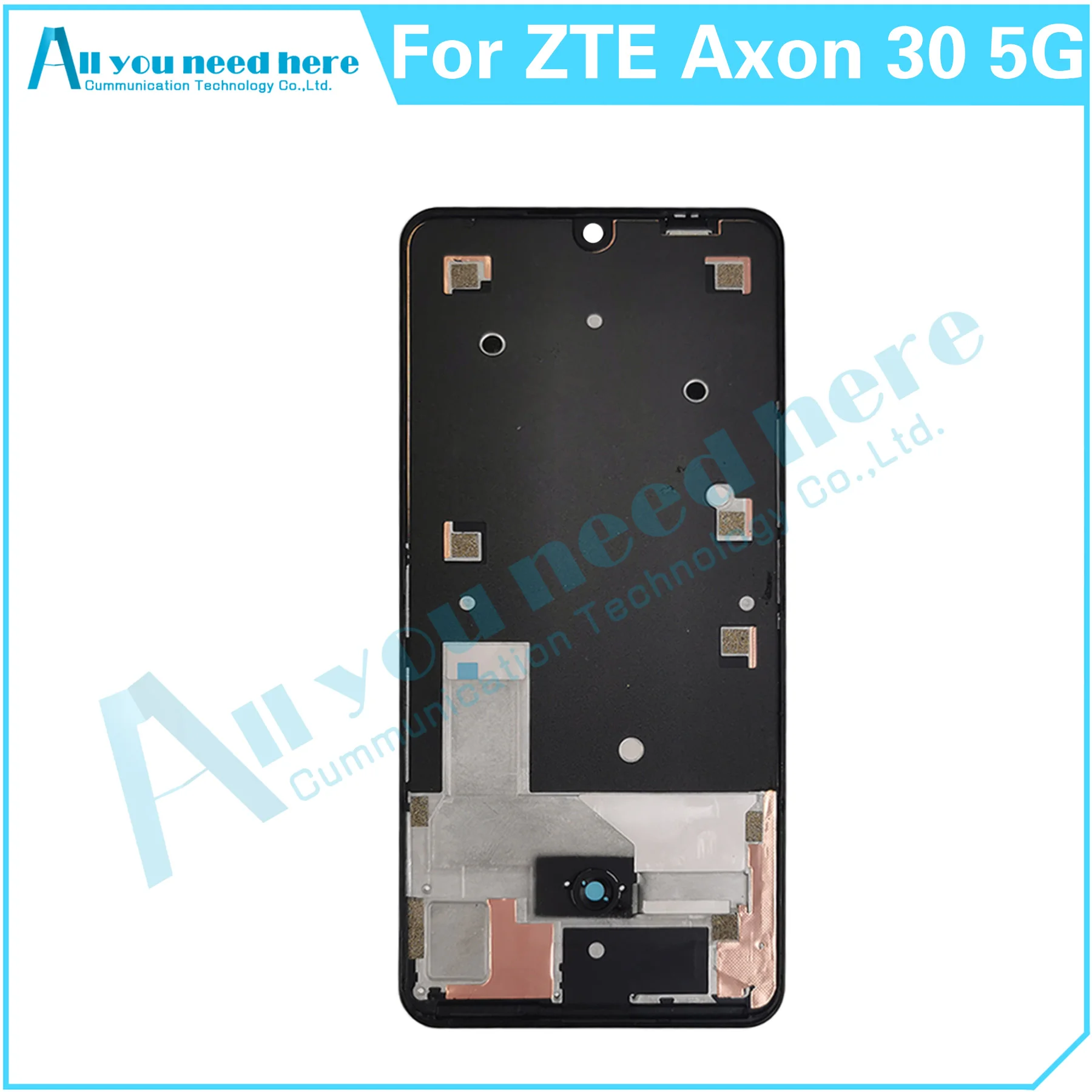 Front Frame Middle Plate Housing Board LCD Support Mid Faceplate Bezel For ZTE Axon 30 5G A2322 A2322G Repair Parts Replacement