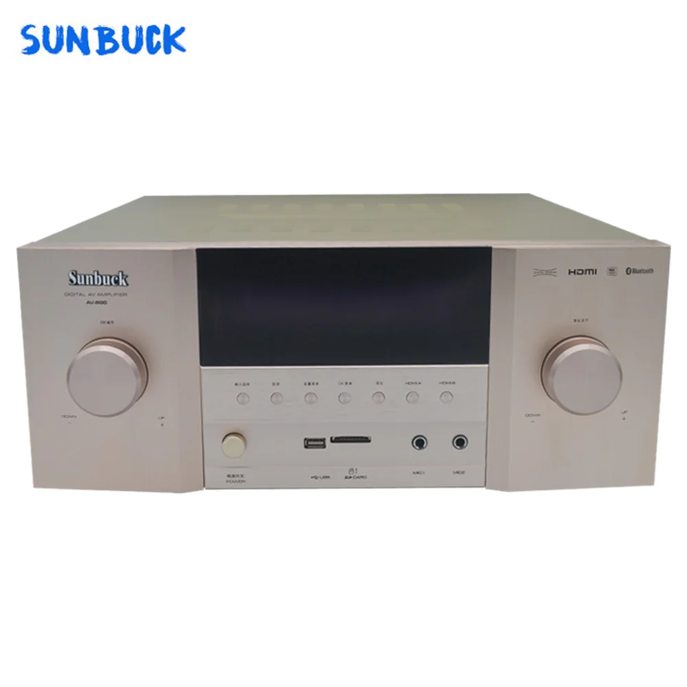 

Sunbuck 5.1 16000W Fiber Coaxial 4K HD Surround Dolby Decoding Bluetooth 1943 5200 Home Theater Sound Amplifier Audio