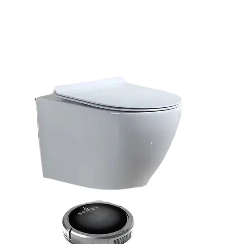 مرحاض مثبت على الحائط، شقة صغيرة مثبتة على الحائط، تركيب داكن، خزان مثبت على الحائط، مرحاض معلق ذكي