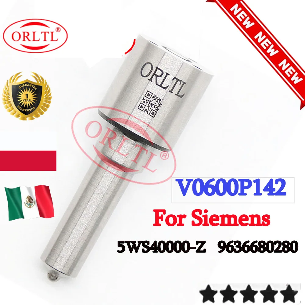 

ORLTL V0600P142 Автоматическая дизельная форсунка V 0600 P 142, наконечник распылительной форсунки для Siemens 5WS40000-Z 9636680280