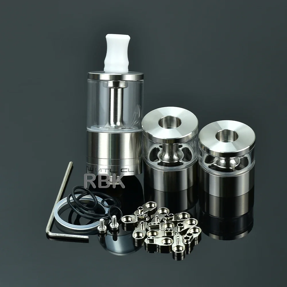 Распылитель wolfcoolvape Dvarw MTL CL RTA, 22 мм, резервуар с одной катушкой 316SS, 2 мл, 3,5 мл, 5 мл, Vape с 11 вставками AFC для MTL Vaping