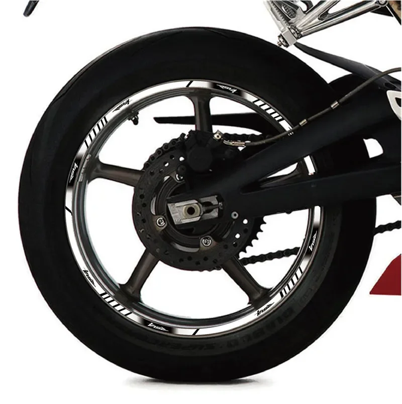 Motorcycle Rim Stickers Outer wheel reflective decoration stripes decals for APRILIA RSV4 rs v4