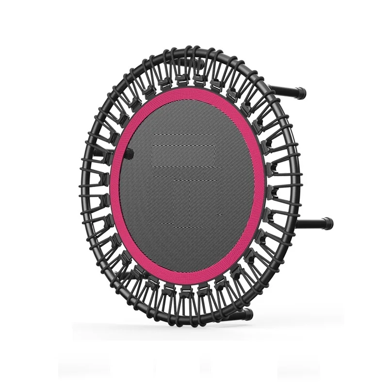 New Folding Trampoline with Armrests Indoor Small Adult and Children's Trampoline Home Fitness Trampolinepromote sales