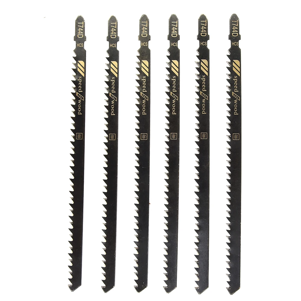 6pcs T744D 180mm 6 TPI Tooth Jigsaw Blades T-shank Reciprocating Saw    For Wood Plastic Metal Cutting Assorted Saw Blades