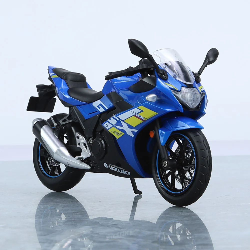 

1:12 Suzuki GSX250R сплав Литая модель мотоцикла игрушечная коллекция автомобилей звук и светильник внедорожные игрушки Автомобильные украшения