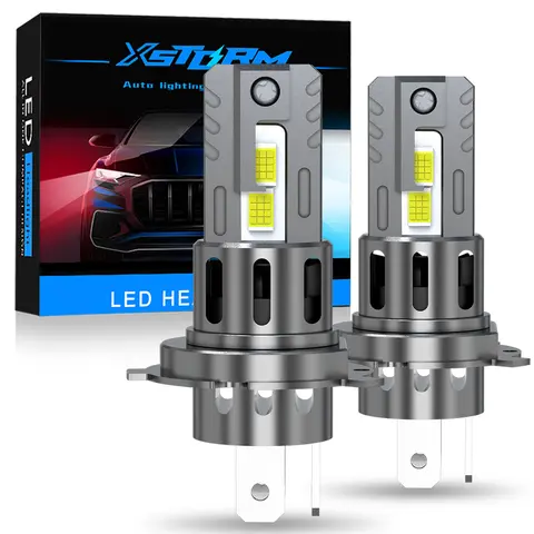 H7 H4 LED 헤드라이트 전구 미니 무선 100W 30000LM 6000K CSP 자동차 전조등 자동 다이오드 램프 터보 Led 12V 자동차
