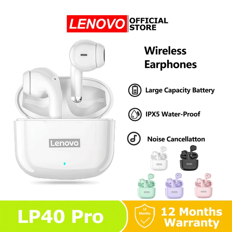 

Новые оригинальные наушники Lenovo LP40 Pro TWS, беспроводные Bluetooth 5.3, спортивные наушники с шумоподавлением, сенсорное управление