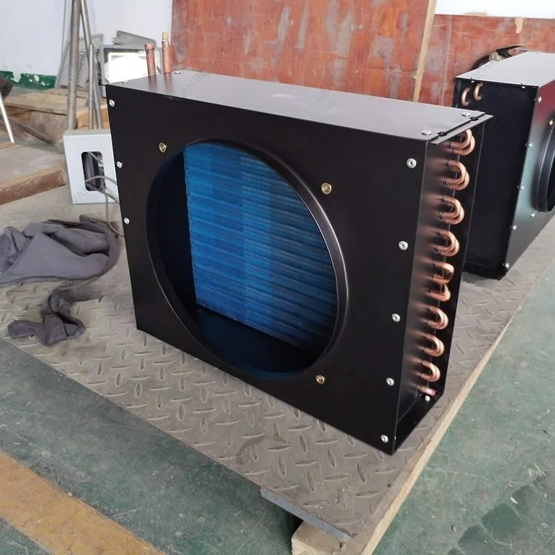 Suitable for Filling Condenser Hydrophilic Aluminum Fin Heat Exchanger Display Set Air-cooled Dry Coil Heat Exchanger