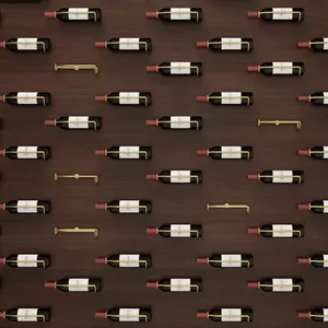 حامل النبيذ الجدار ، ملحقات قبو النبيذ ، البيرة ، تخزين الشمبانيا ، الحديد ، حامل الرف المعدني أفضل 10 مبيعات بار قبو النبيذ - No3