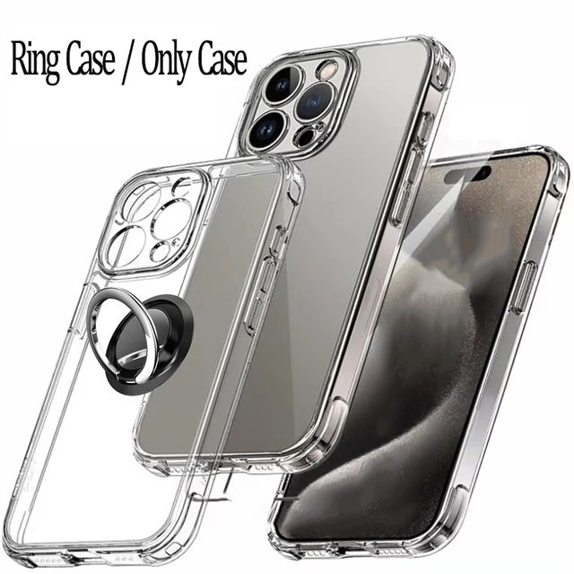 Etui na iPhone 17 16 15 Pro Max Etui na telefon na iPhone 16 15 14 13 Mini 12 11 Pro Etui przezroczyste iPhone 16 Plus Cover
