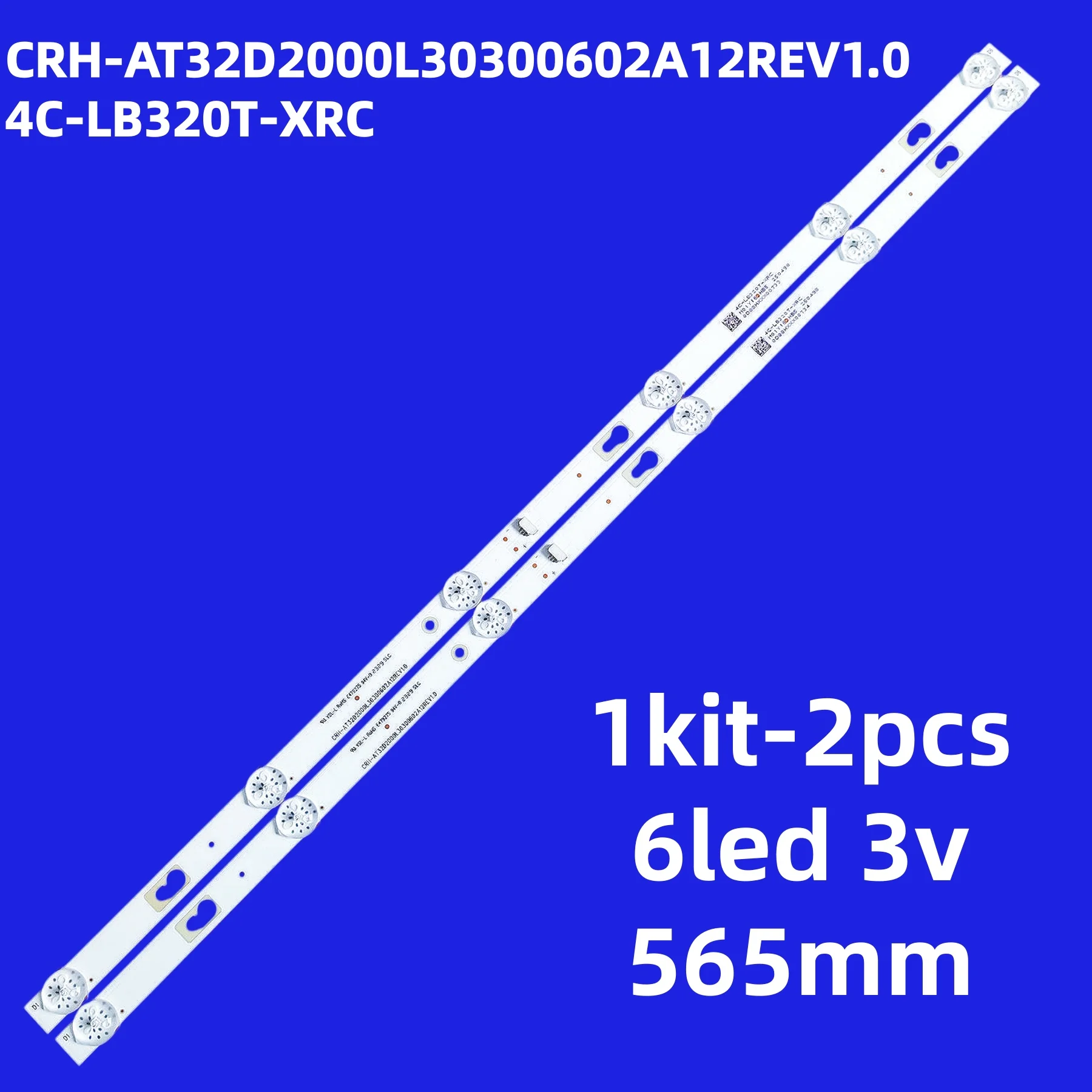 LED Backlight For HKP32R02 PLE-32S11HD CRH-AT32D2000060298QREV1.7 T32RTE1300 4C-LB320T-XR8 32PFL4756/F8 SI32R