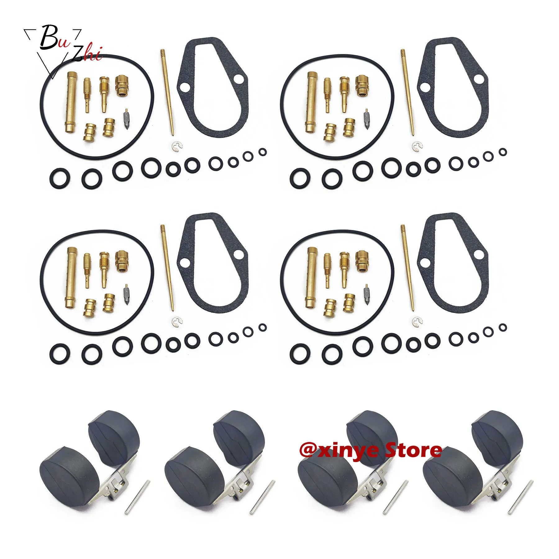 

Motorcycle carburetor repair kit floating needle gasket with flaot for Honda CB500K CB500 CB 500 Four