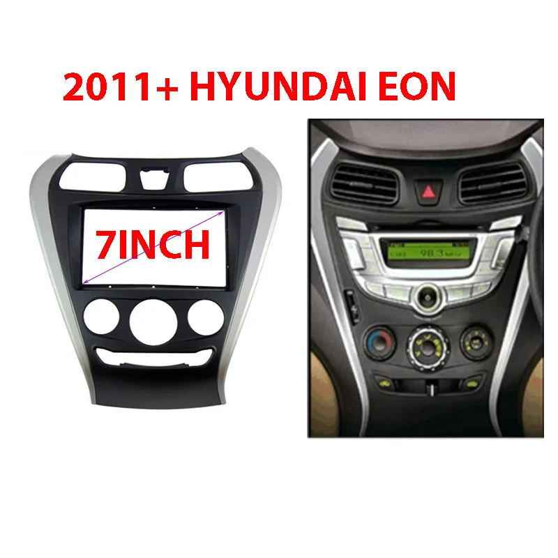 2DIN Android Car Audio Frame Fasxia For HYUNDAI EON 2011+ Car Stereo GPS Navigation Mount Kit Trim Panel