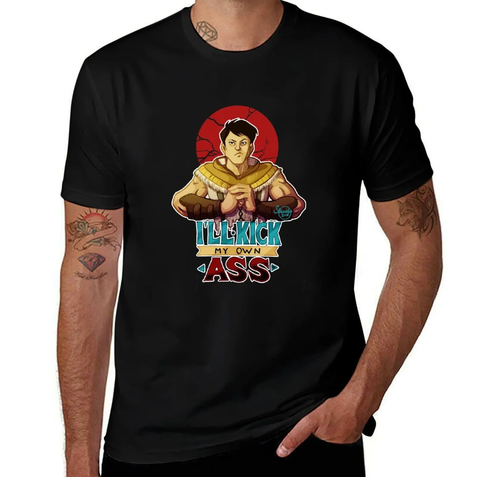 I'll kick my own ass T-Shirt Moisture Control Sports Tee