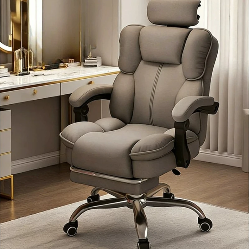 

Luxury Ergonomic High Back Office Chair Comfortable Designer Rolling Living Room Office Chair Recliner Leather Muebles Furniture