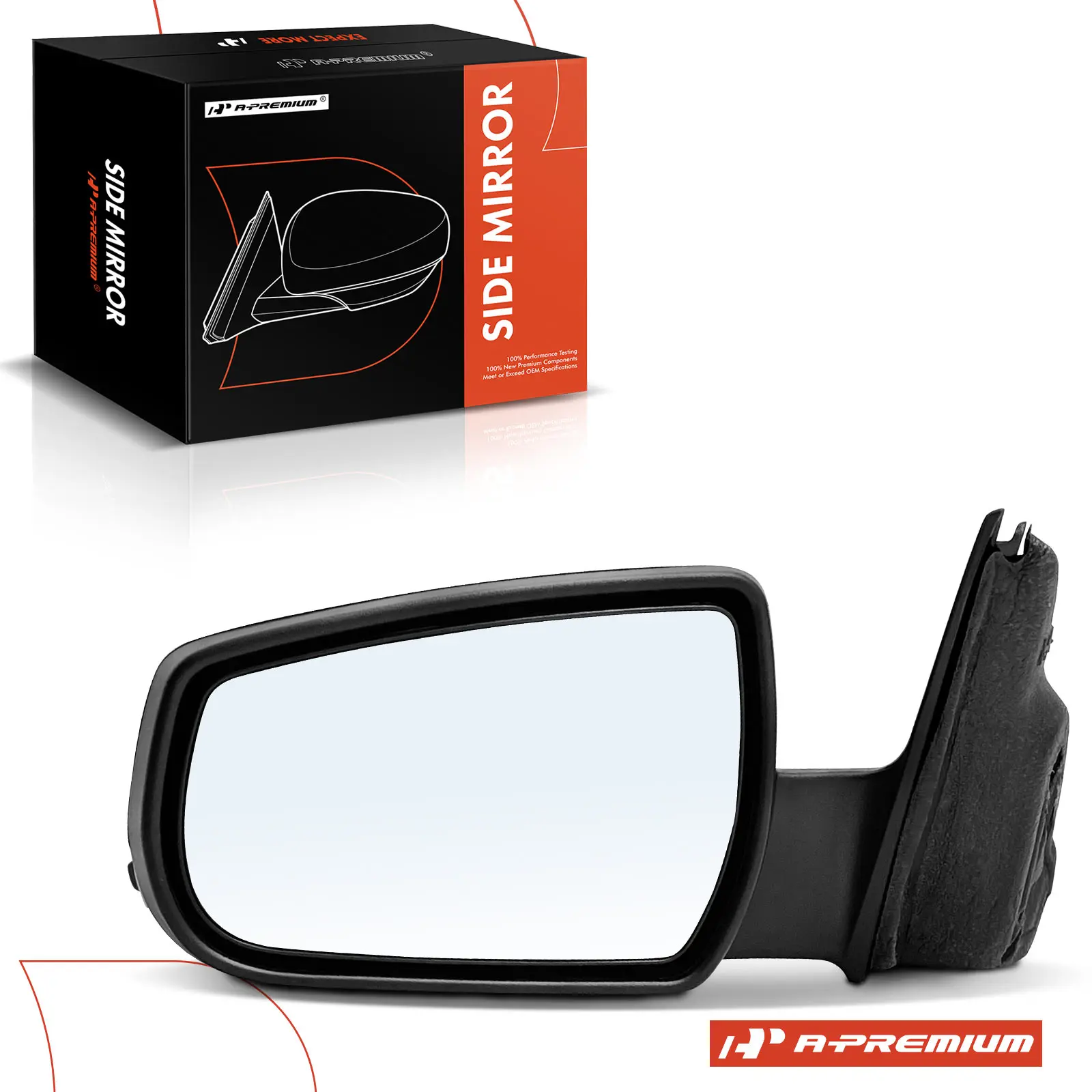 A-Premium Driver Side Power Door Mirror for Chevrolet Malibu 2014-2015 Manual Folding Turn Signal Light Heated Memory Recall
