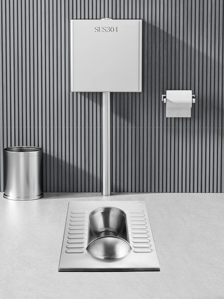 

Stainless steel squatting toilet flush bar KTV stool deodorant