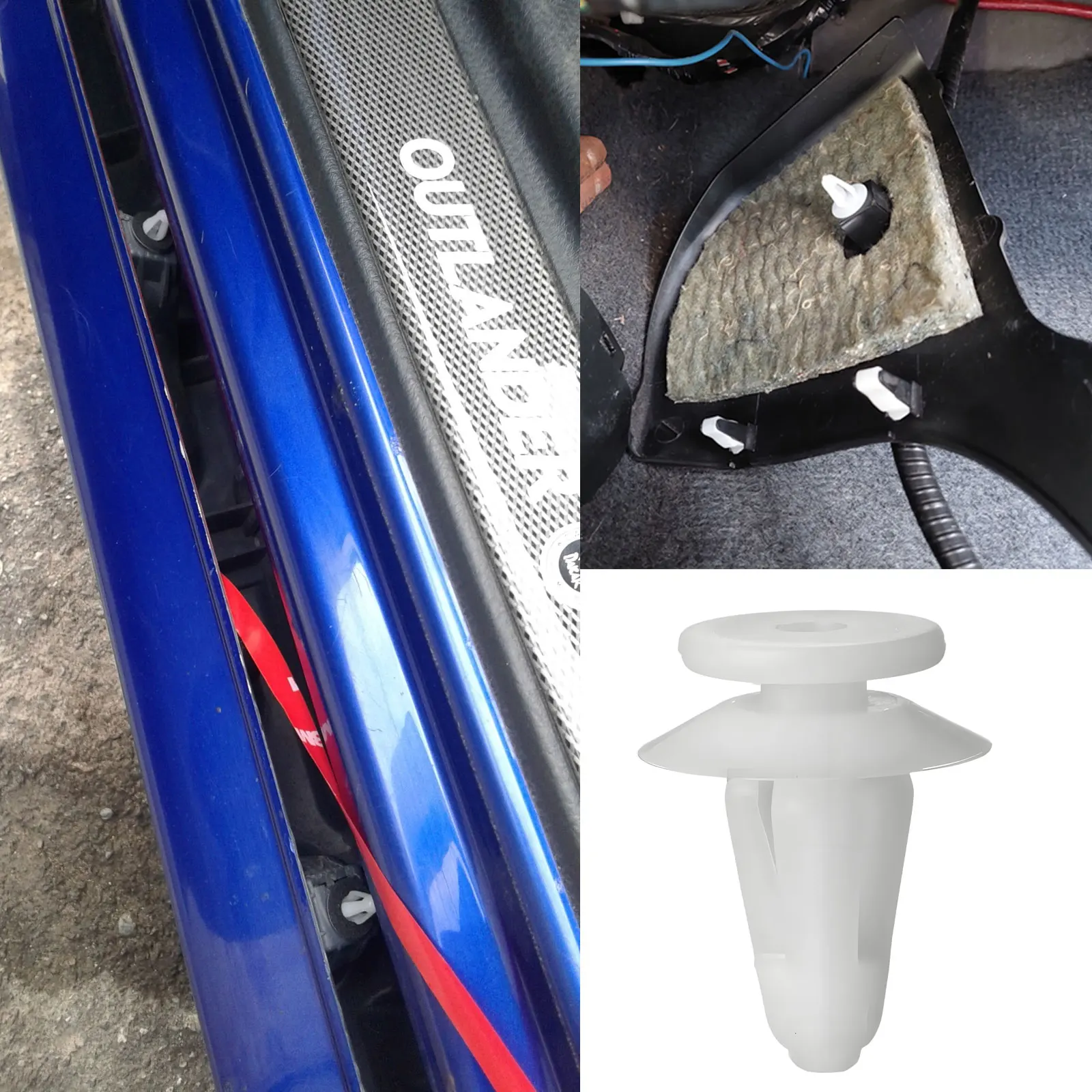MB566720 Side Skirt Mounting Clips Car Interior Door Trim Panel