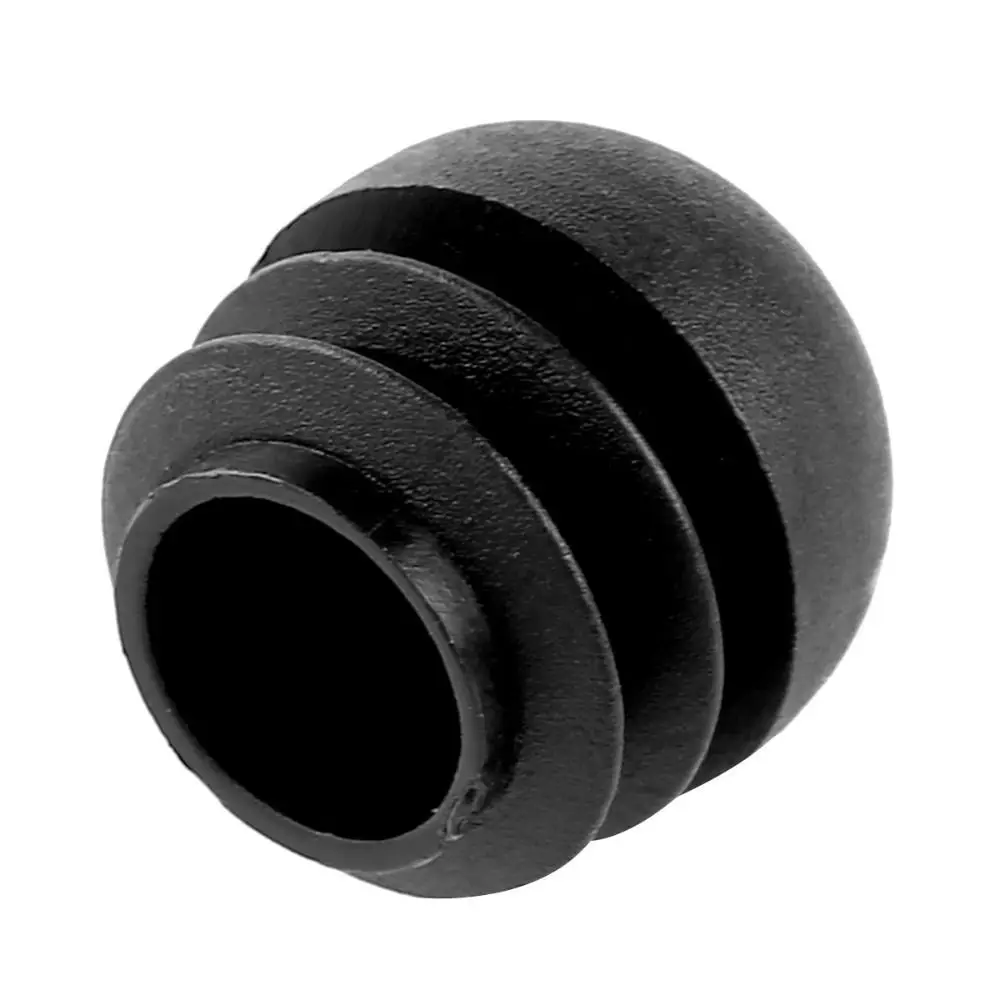 4 قطعة من البلاستيك غير القابل للانزلاق الأسود اكسسوارات الأثاث الطابق حامي كرسي الساق قبعات غطاء غبار المقابس