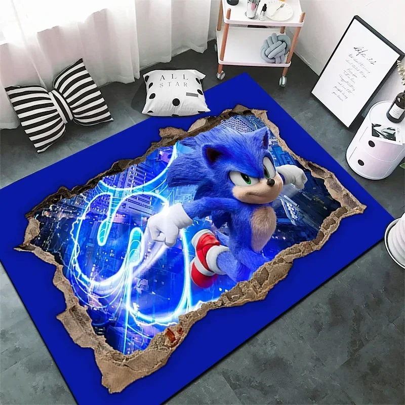 Alfombrilla con estampado de Anime de dibujos animados, alfombra antideslizante decorativa para sala de estar, dormitorio de niños, adorno, regalo