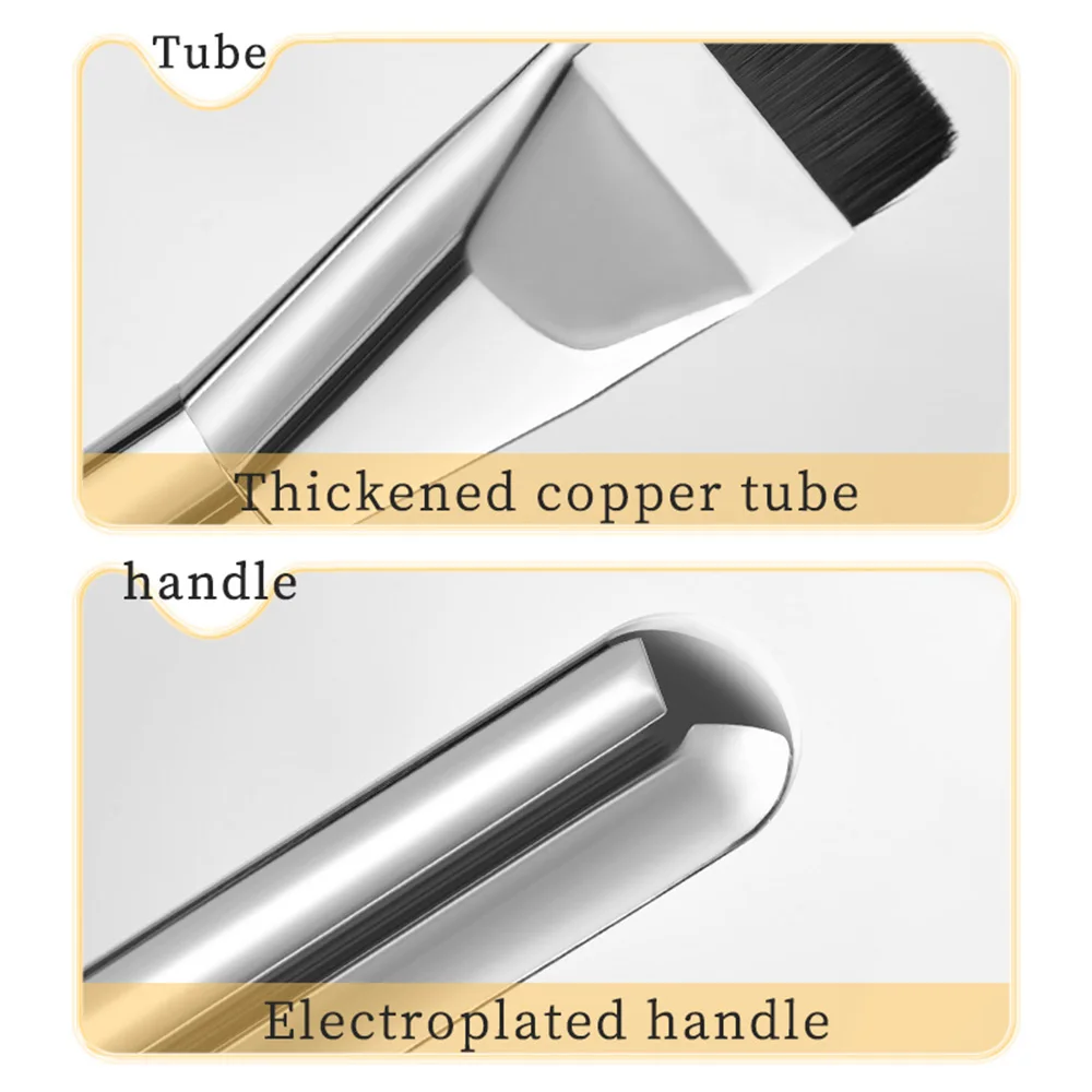 Flat Head Foundation Brush Widened Mask Brush Light Makeup Beauty Tool Smooth And Traceless Makeup Brush