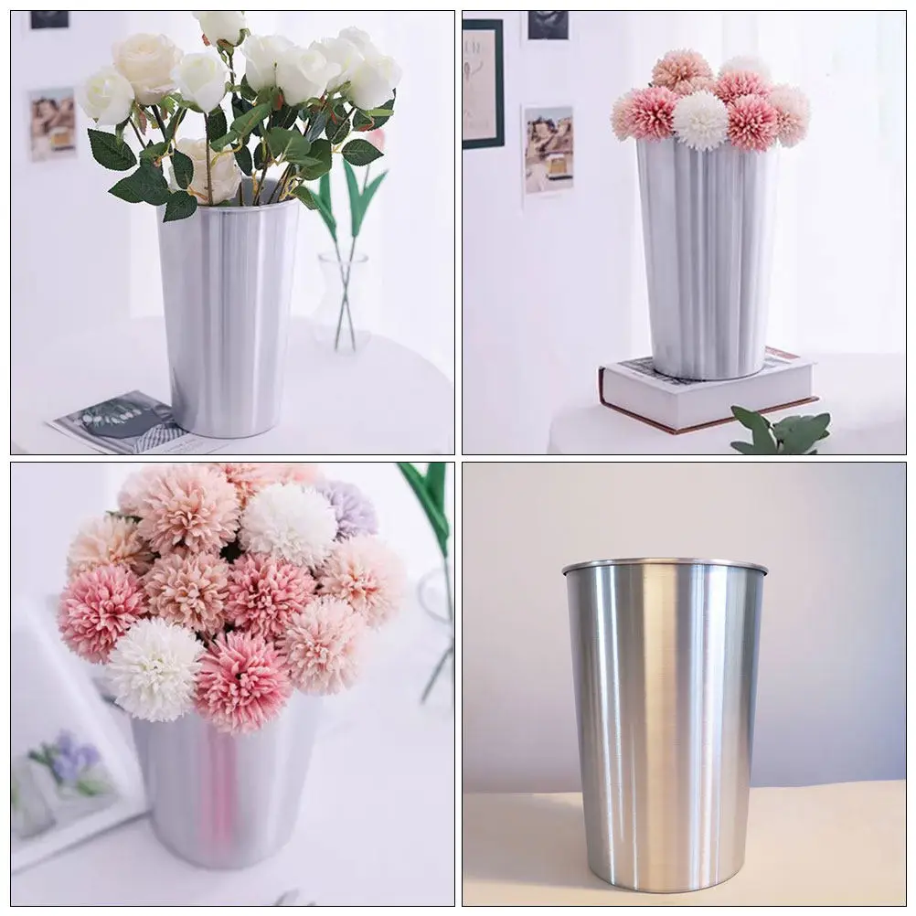 Heavy-Duty Flower Bucket for Waking Flowers Flower Preservation Container Floral Design Vase Balcony Office Home Decoration