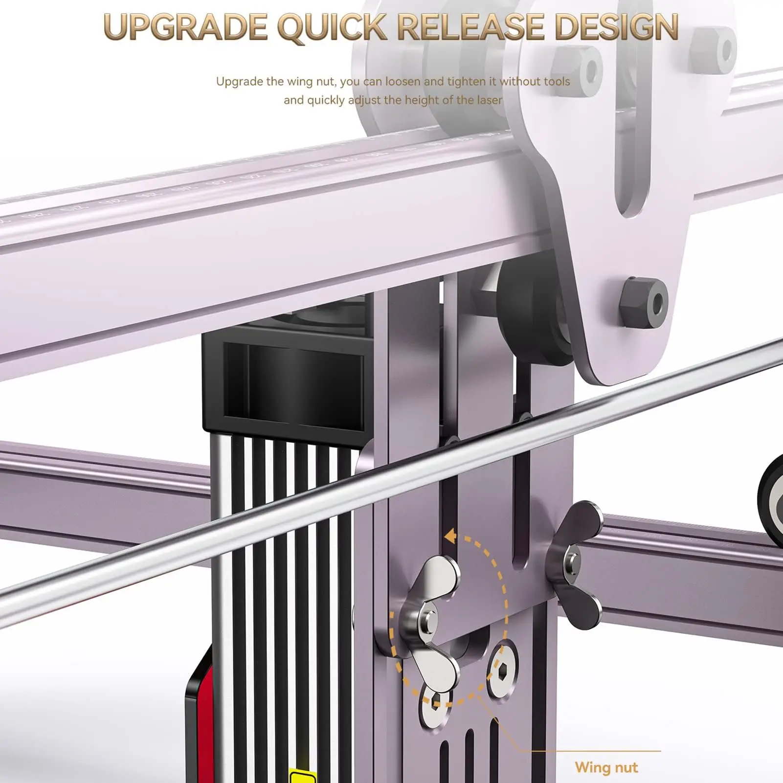 A5 Pro 40 واط آلة الحفر بالليزر سطح المكتب طقم الحفر بالليزر CNC قاطعة المطحنة الخشبية للبلاستيك المطاط المعدني الاكريليك