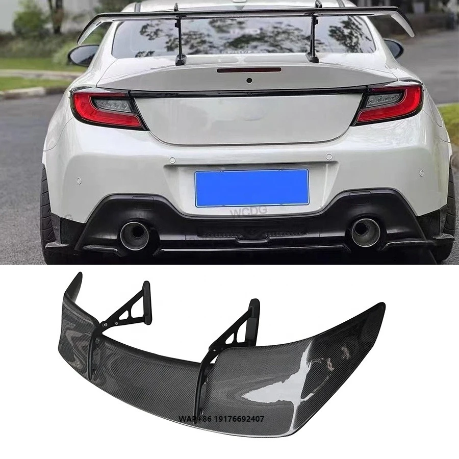 

S-ti Style Carbon Fiber Swan-neck High Wing Rear Spoiler forToyota GT86 GR86 forSubaru BRZ ZD8 ZN8 2021+ Rear Trunk Wing Bodykit