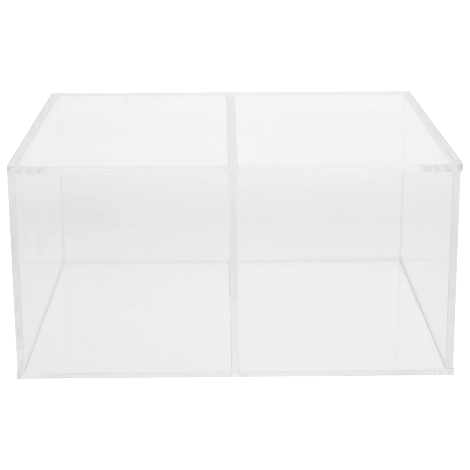 

Stylish Transparent Acrylic Desktop Fish Clear Betta Aquarium Tank Decorative Small Goldfish Bowl For Home Office Multi-Function