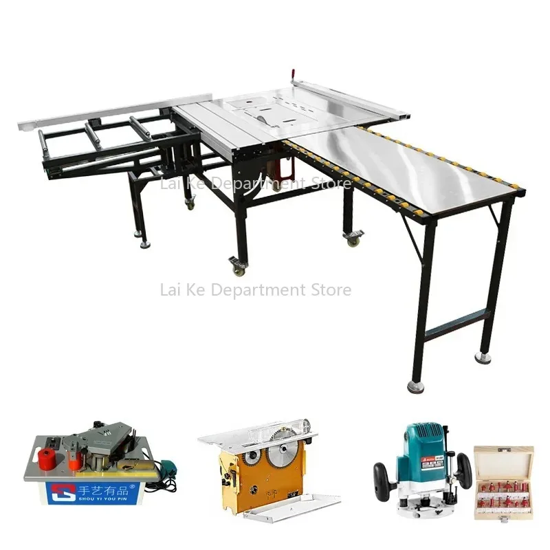 

2600W Table Saw Multifunctional Woodworking Dust-free Cutting Saw Precision Guide Folding Electric Panel Saw Woodworking Set