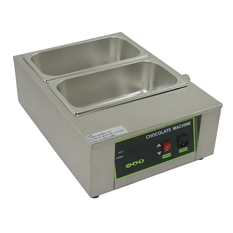 Electric 8kg Chocolate Tempering Melting Machine 2 Pots Melter