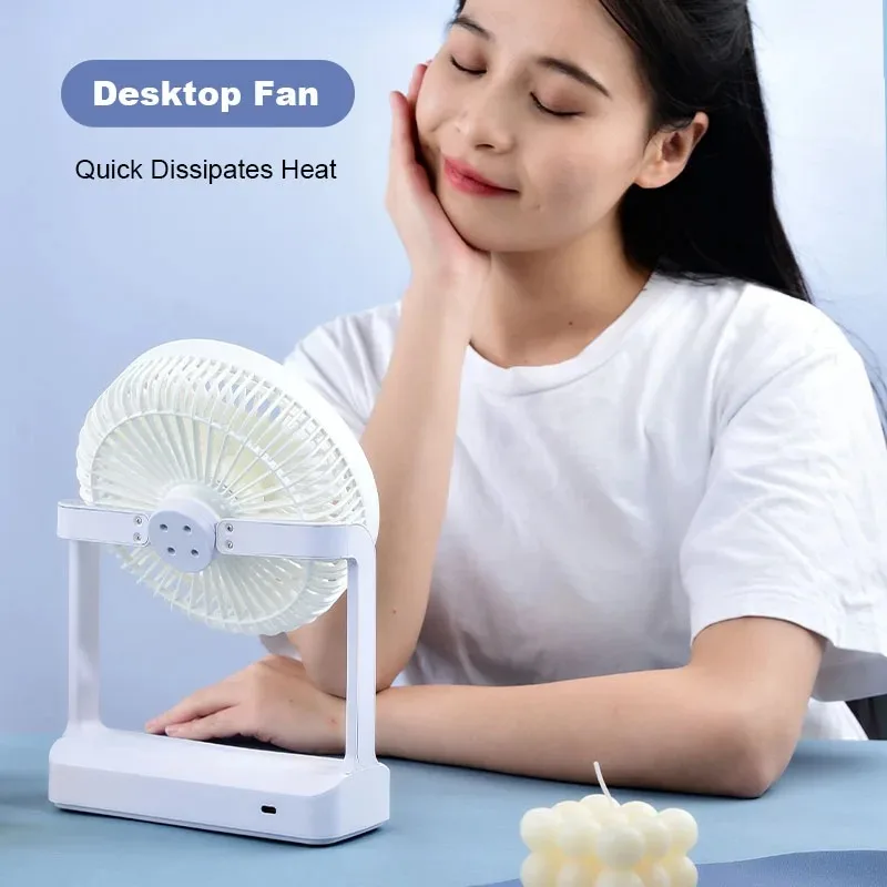 Ventilador eléctrico multifuncional para colgar en la pared, dispositivo recargable con tres velocidades de viento, luz nocturna, Usb