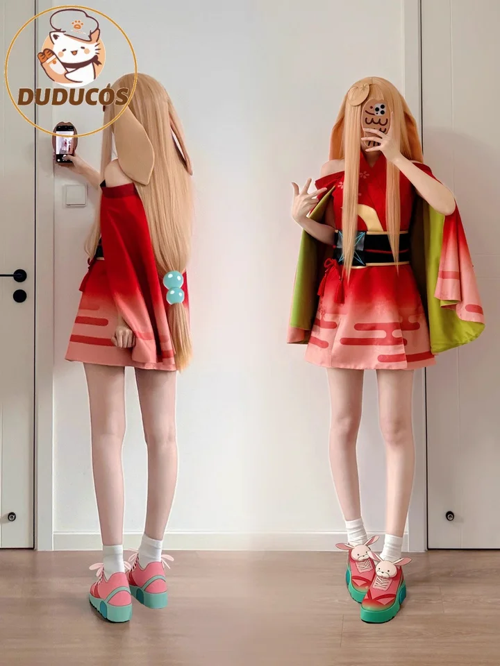 

Kaguya Iroha Sakayori Yachiyo Runami Cosplay Costume Cosmic Princess Kaguya! 【XS-XL】DUDU-R Women Kimono Plus Size