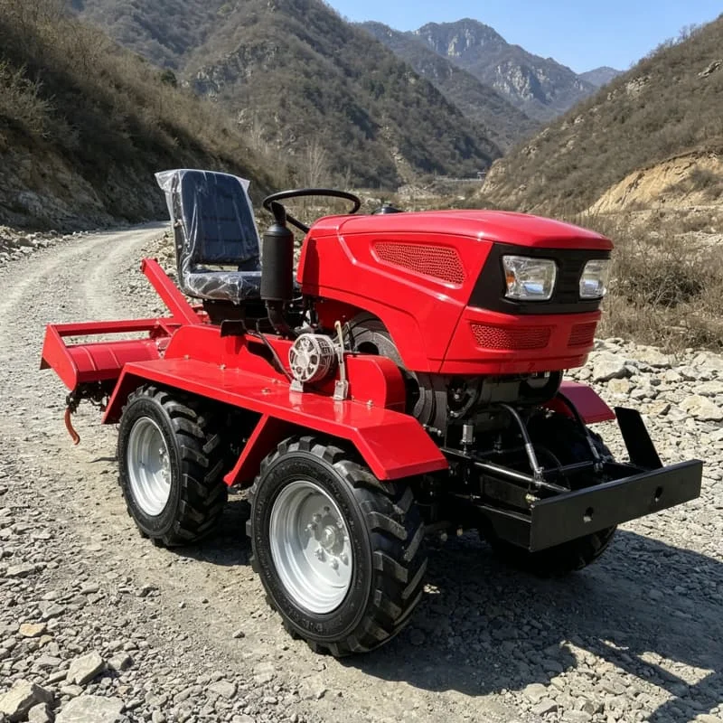 

Customized 35HP Wheeled Tractor, Enhanced Rotary Tiller, High-Power Four-Wheel Farmland Plowing Machine