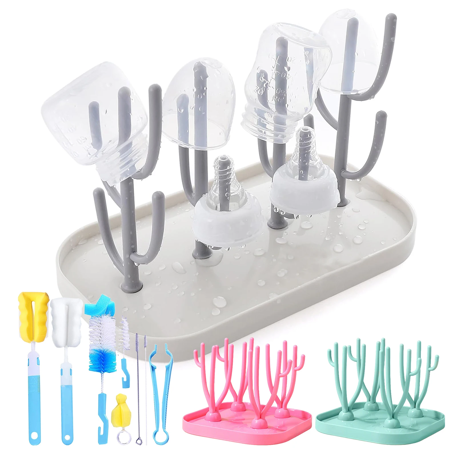 

Кисть для бутылок, чайная чашка, многофункциональная подставка, набор сушилок для чашек с кистью