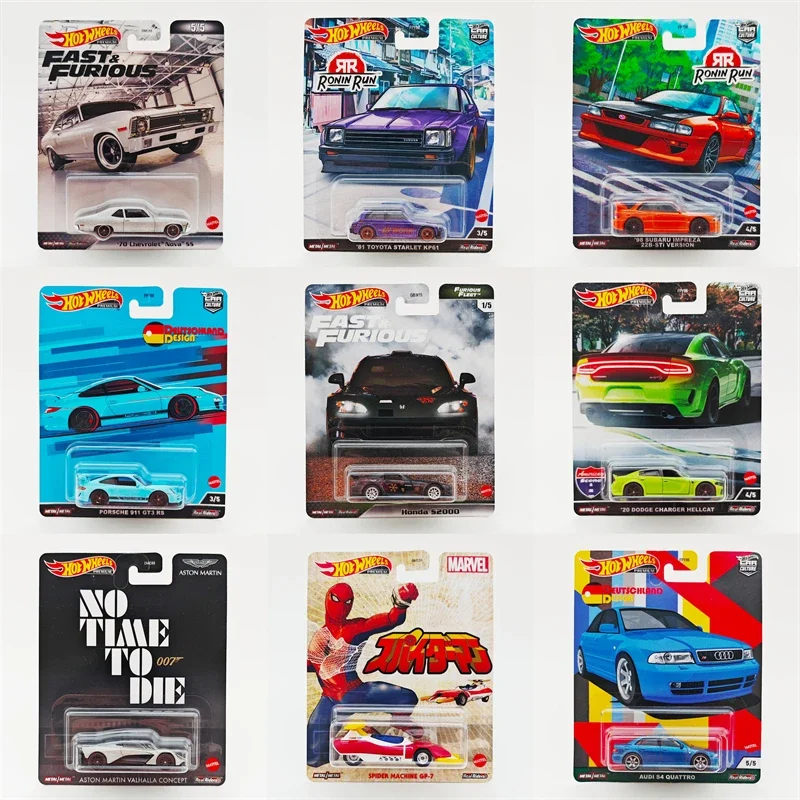 Hot Wheels Toys Cars for Kids Mattel Aston Martin Easy Model Hotwheels Porsche Marvel Gifts Birthday Surprise Box Diecast 1/64