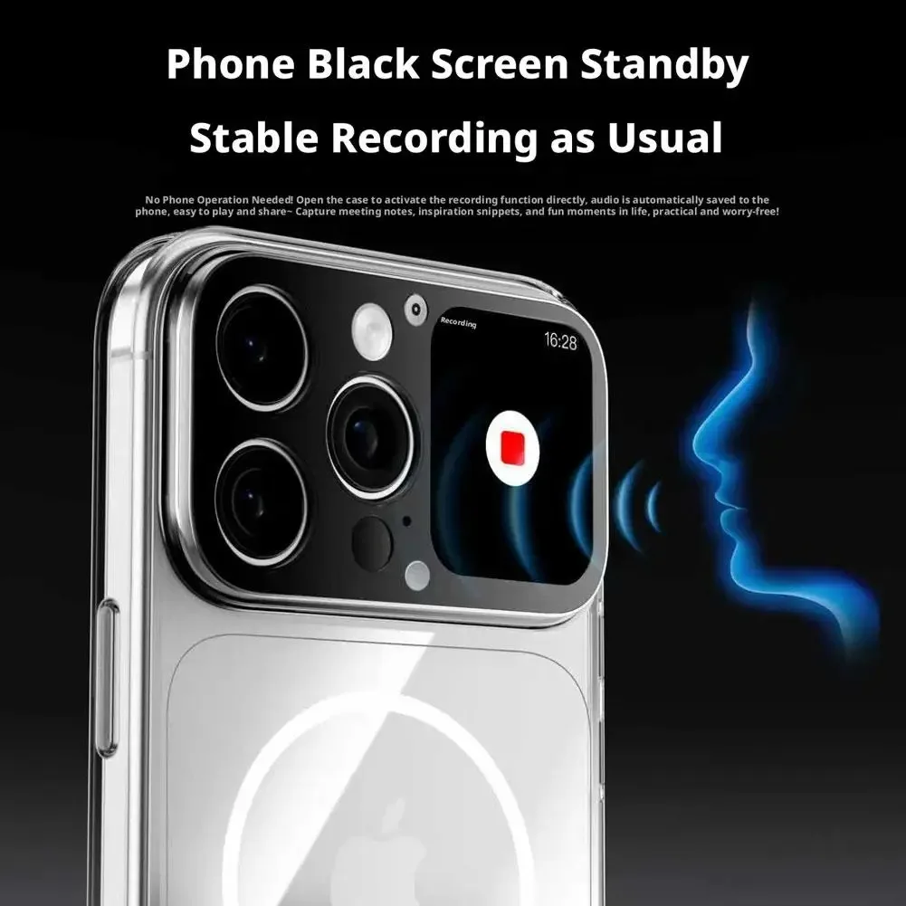 2026 New Dynamic Intelligent Screen Phone Protective Case Photo Transfer Video Playback Touch Screen for iPhone 16 Pro Max view 4