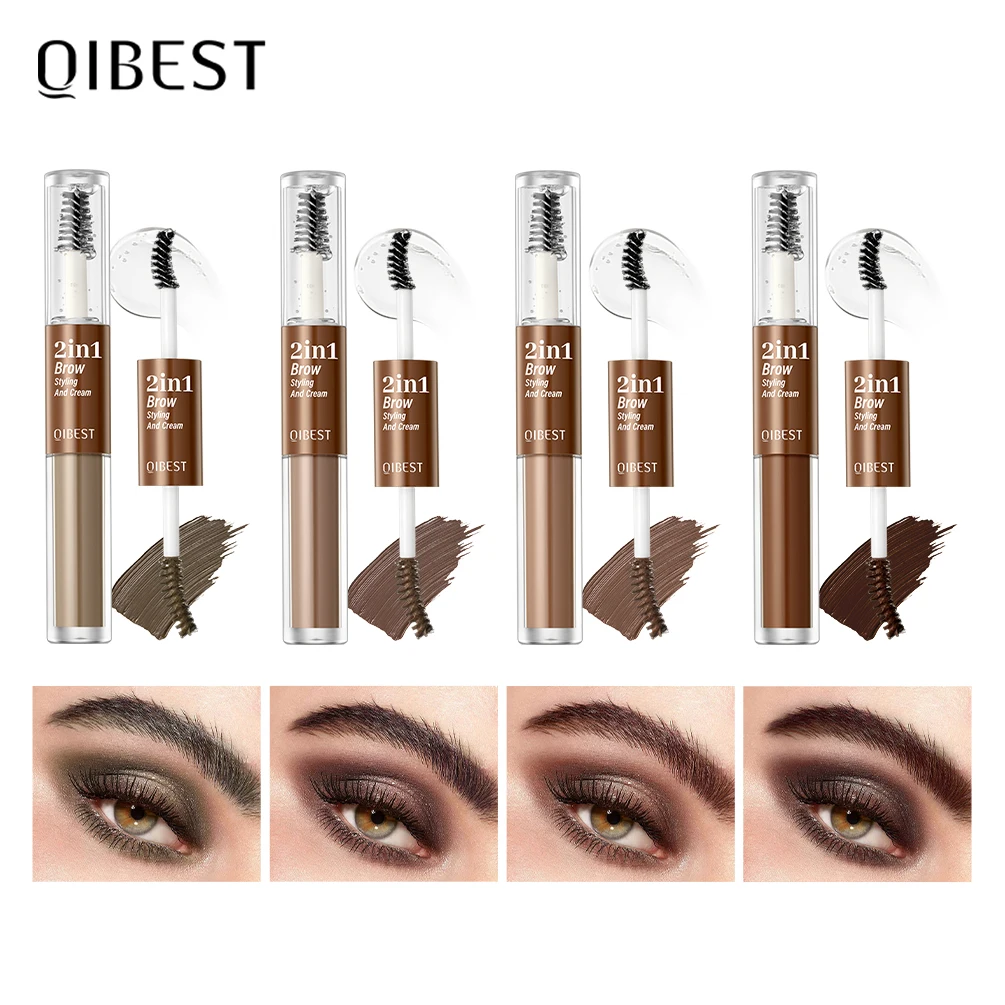 

4 Color Liquid Dyeing Eyebrow Cream Long Lasting Waterproof Natural Colourless Styling Eyebrow Wax Eyebrow Makeup Cosmetics Tool