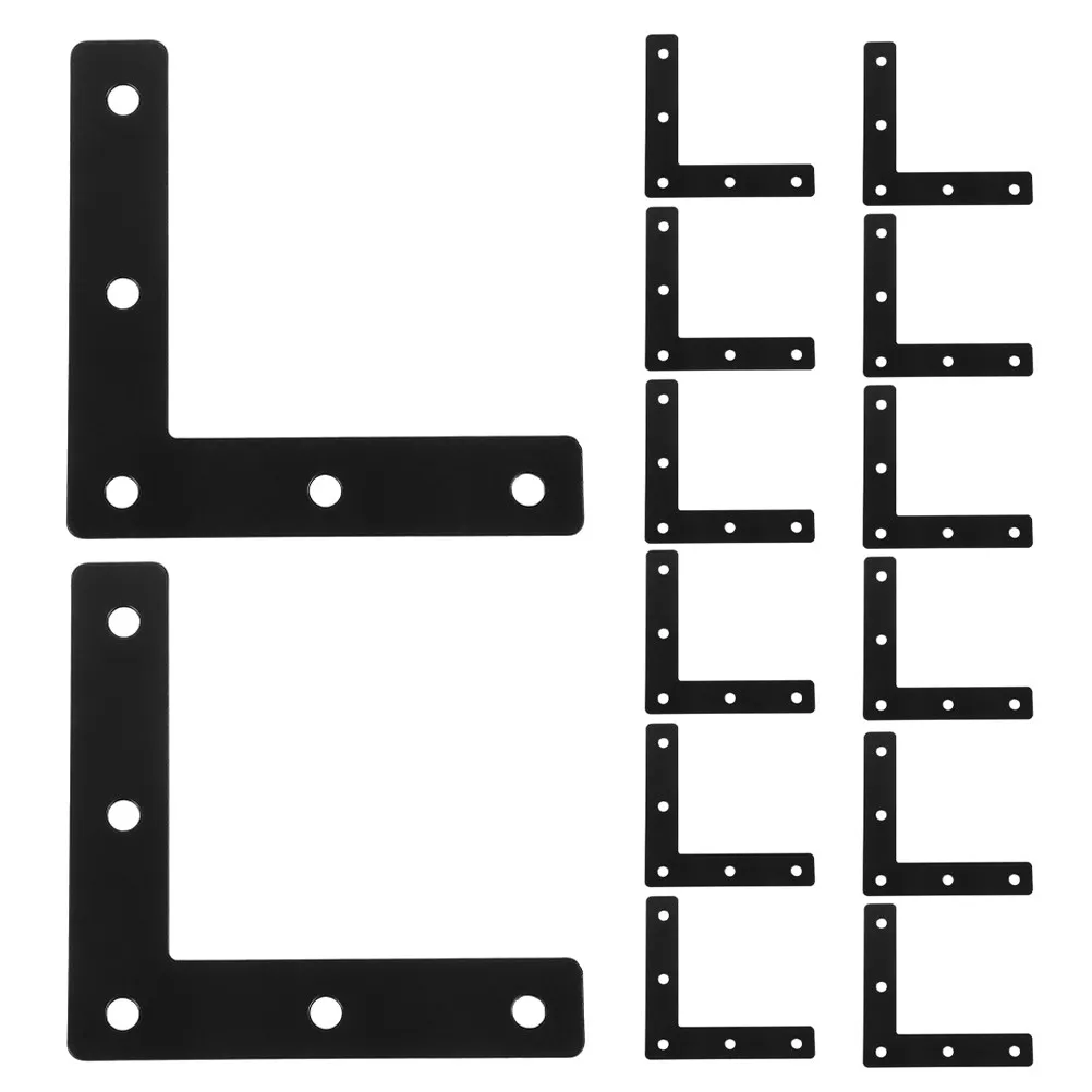 

15 шт. L-образных металлических кронштейнов для тяжелых нагрузок, 90-градусные угловые соединители для мебели, полок, шкафов, столов, стульев, деревянных досок