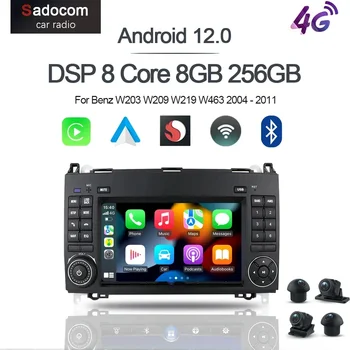 Carplay 7" Android 12 128G+8GB Car Radio Multimedia Car DVD Player For Mercedes Benz Mercedes Mercedes Vito Vito Sprinter Crafter