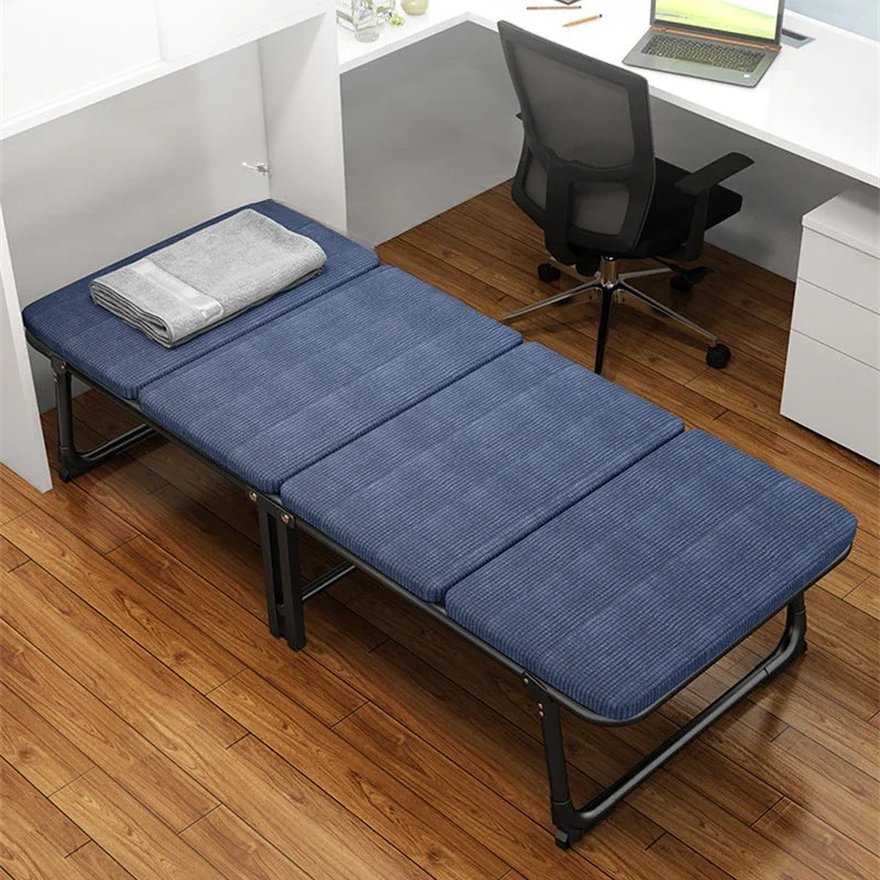 Light Luxury Oxford Cloth Folding Beds Home Furniture Foldable Beds Portable Multifunction