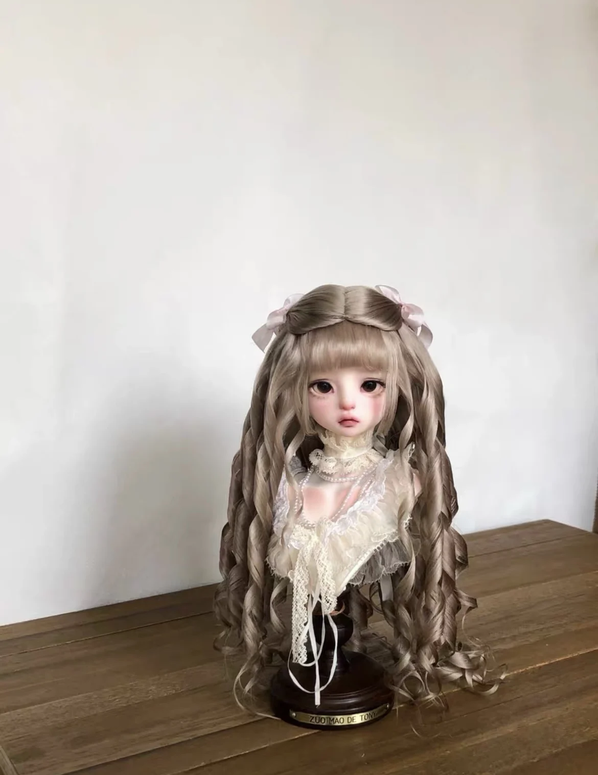 

Импортный парик из рафинированного мохера для куклы Blythe, парик для кукол BJD 1/6, 1/4, 1/3, бесплатная доставка
